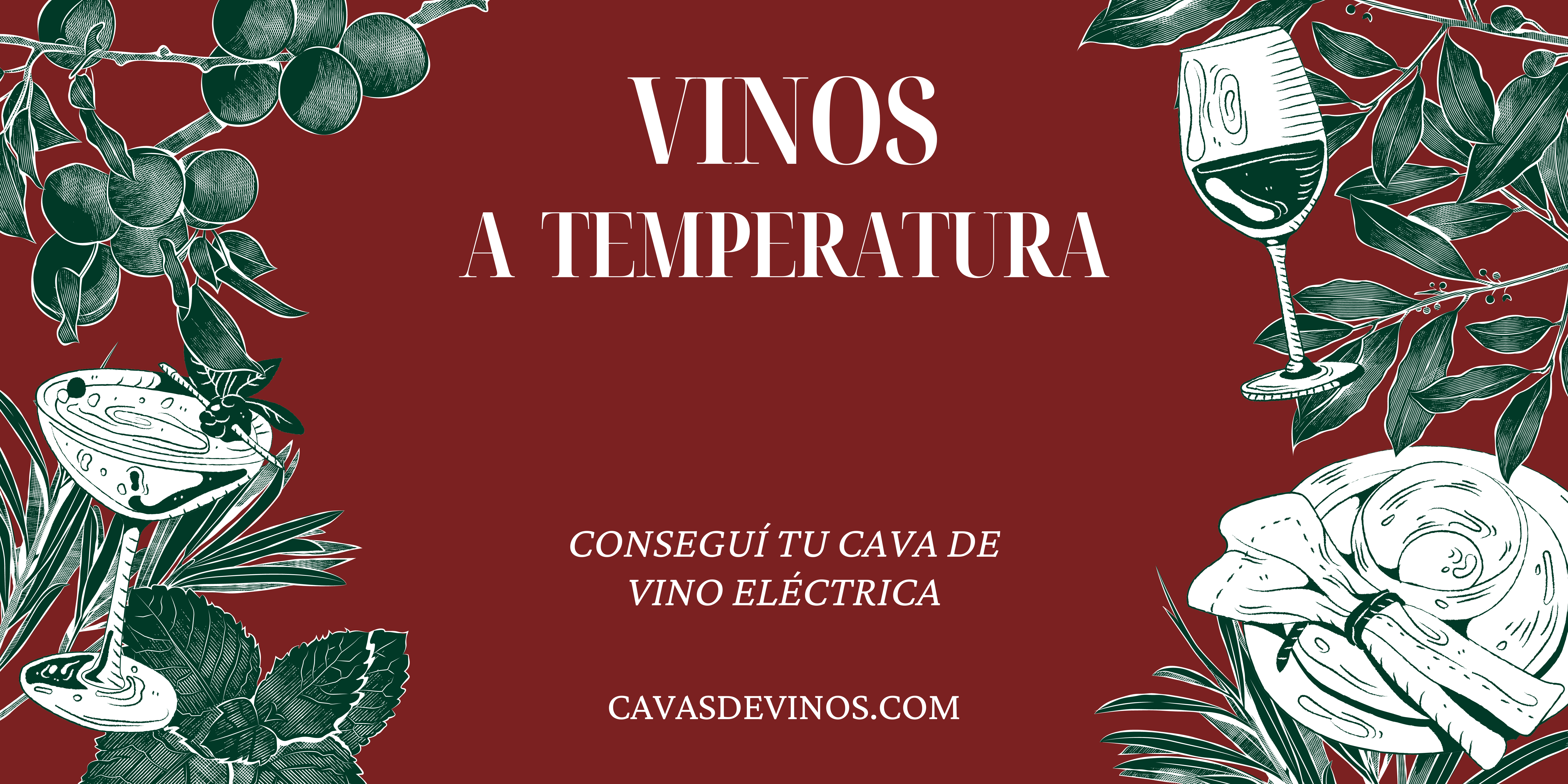Temperatura de vinos en cavas eléctricas